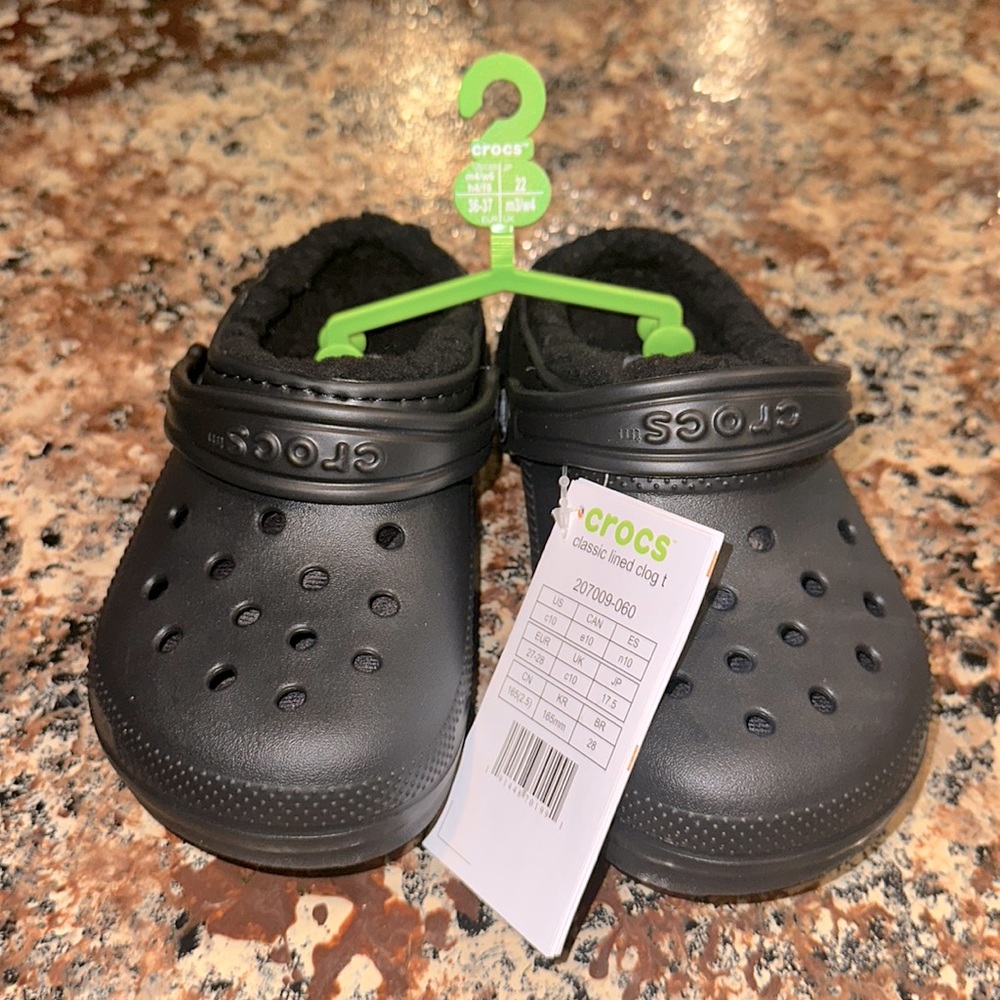 KIDS' CLASSIC LINED CLOG toddler size 10